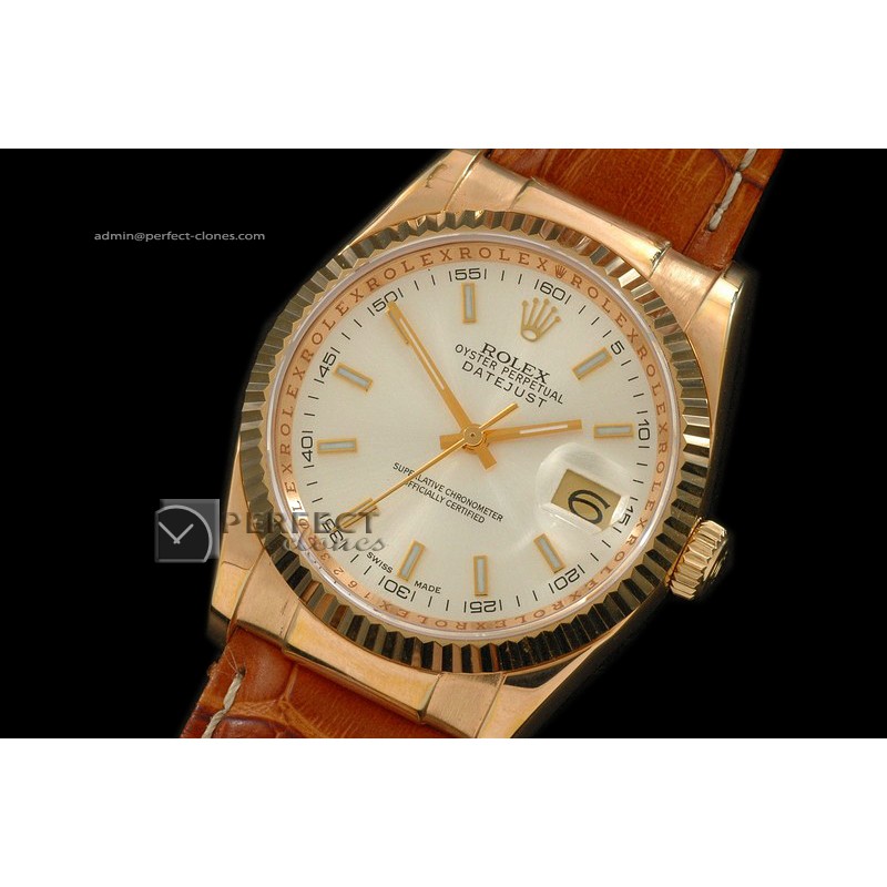 RDJMF10106 LE Silver Dial Stick Markers Swiss Eta 2836-2