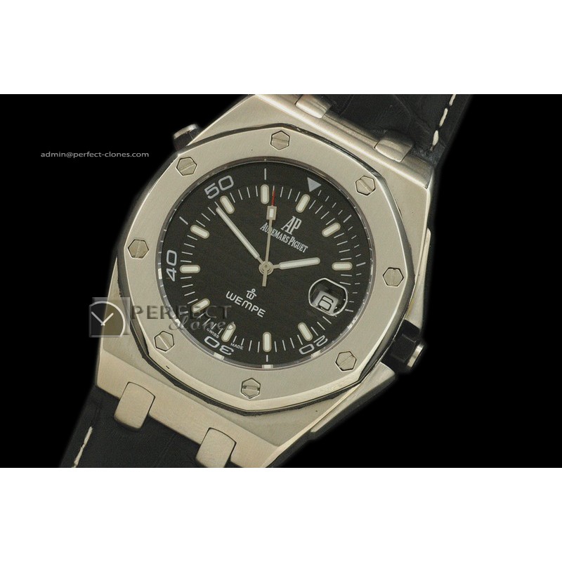 AP10038 Wempe Limited Ed Royal Oak SS Black Swiss Eta 2836-2