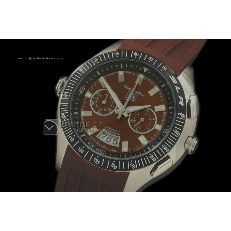TG10082 New Mercedes SLR Chrono SS Brown Quartz Working Chronos