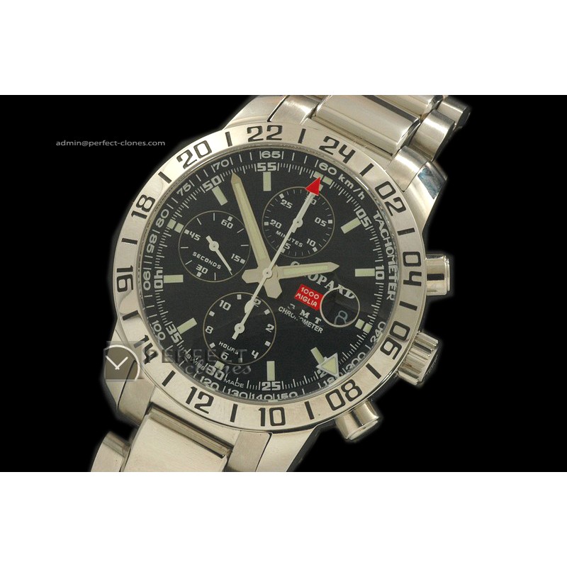 CP10037 Mile Miglia GMT Chrono SS Black A-77528800bph