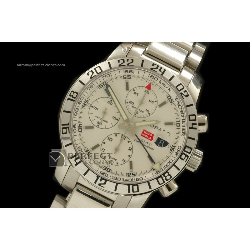 CP10038 Mile Miglia GMT Chrono SS White A-77528800bph