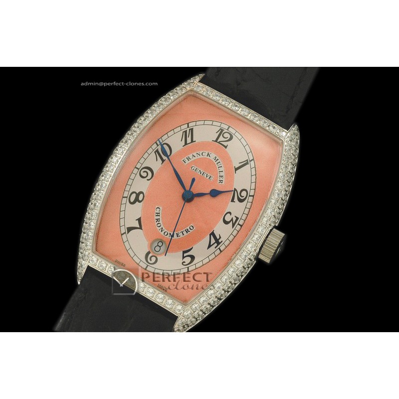 FMCR10016 Chronometro Men Diamond/WG Salmon Eta 2824-2
