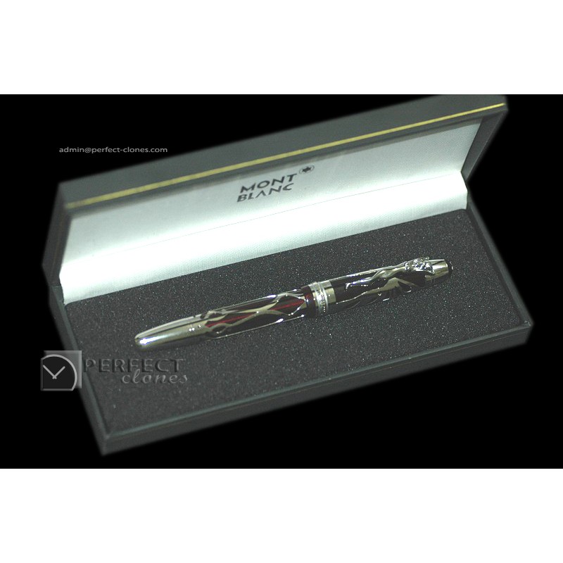 MBP1037 Homage's Ed Andrew Carnegie Maroon/Skeleton Rollerball