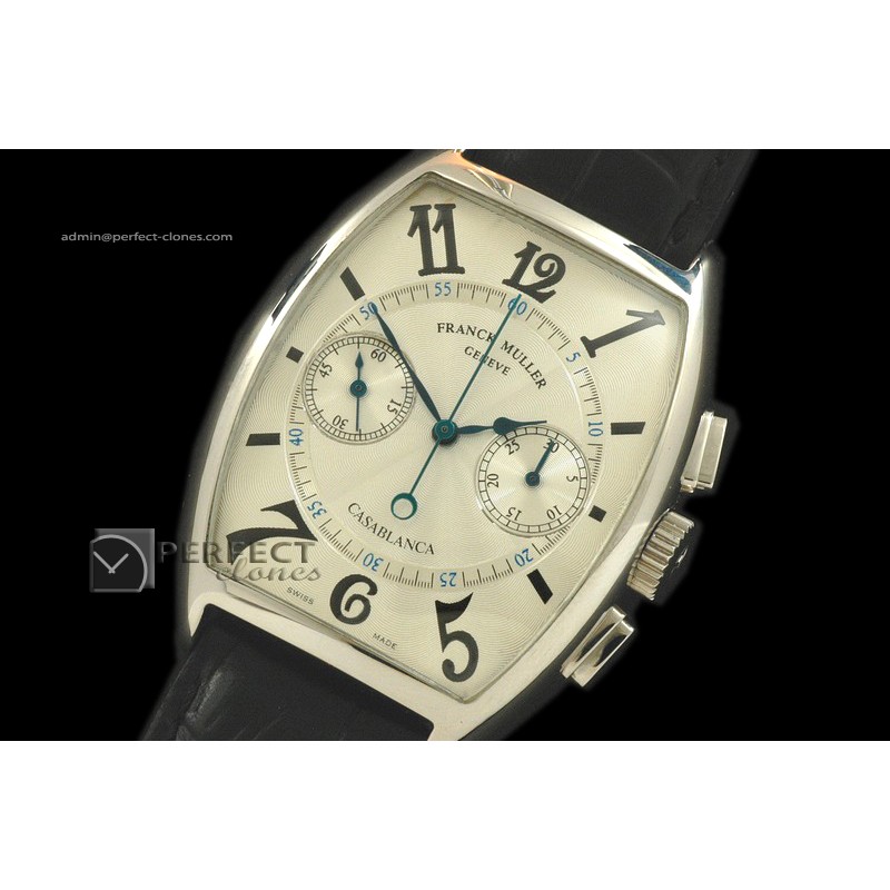FMCA10002 Casablanca Chronograph SS White, Working Chronograph