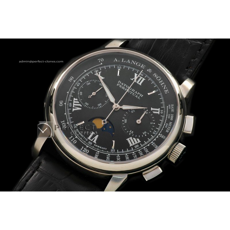 AL1001Datograph Chrono/Moon Phase Black Working M/Chronos