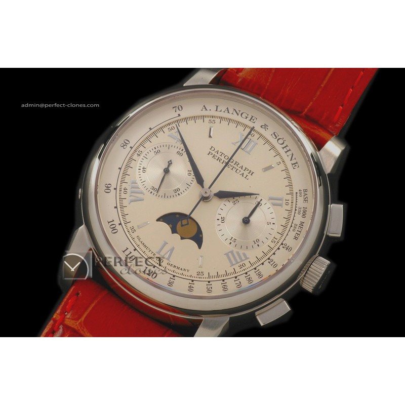 AL10008 Datograph Chrono/Moon Phase Cream Working M/Chronos