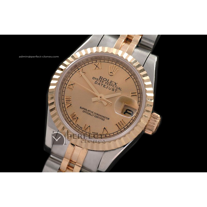 RDJLT00125 TT Jubilee Gold Roman Swiss Eta 2671-2