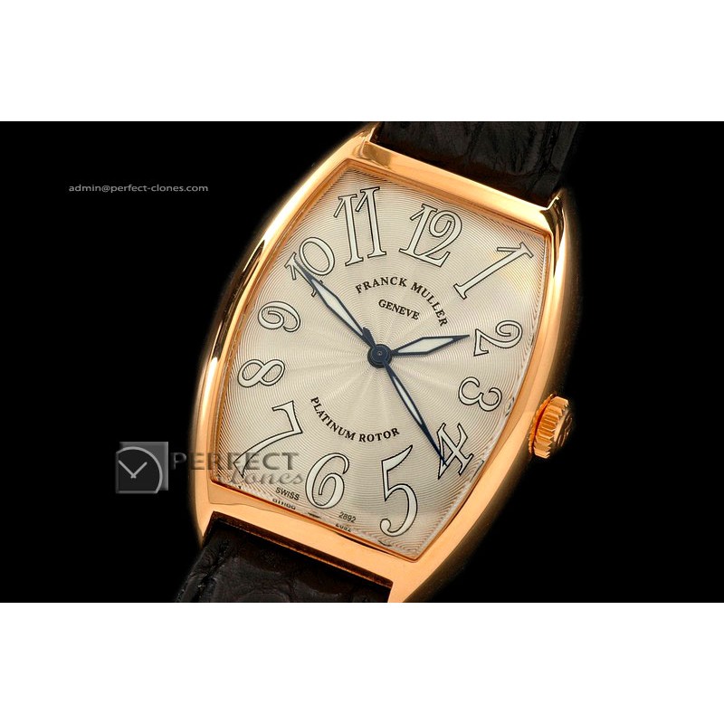 FMCS10002 18K RG Curvex Sunset Platnium Rotor Swiss Eta 2892