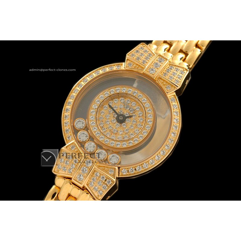 CP10016 Happy Diamonds Ladies FG Gold Swiss Quartz Original Mov
