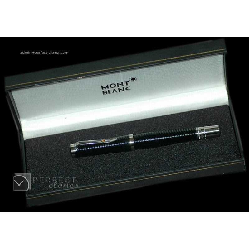 MBP105Writer's Edition Virginia Woolfe Black/Silver Rollerball