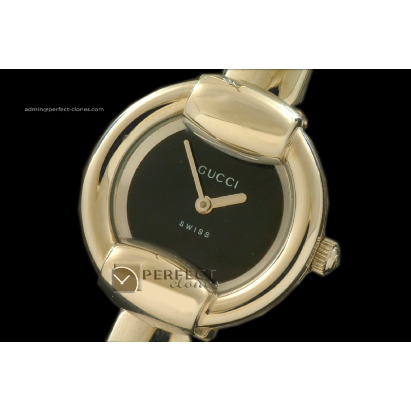 GU1002Ladies Collection 140Series SS Black Swiss Qtz