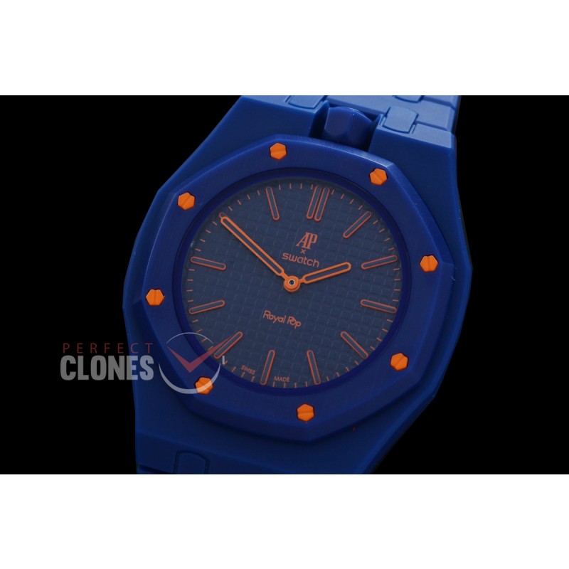 APSW-RP-004 AP / Swatch Royal Pop 3 in 1 Premium Set Dark Blue - Orenji Hachi Asian 2813