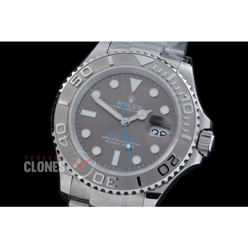 0 0 0 0 RYMEN00801 QF 126622 904L Steel Yachtmaster Men SS/SS Dark Rhodium Grey VR 3235