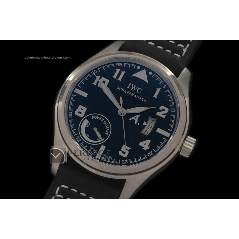 IW02030 St Exupery Power Reserve SS/LE Black Asia Auto