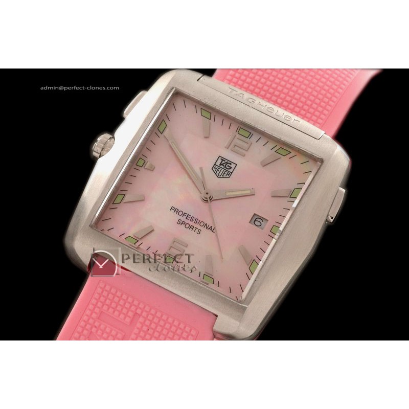 TG02015 Tiger Woods Golf Professional Ladies MOP Pink Org Swiss