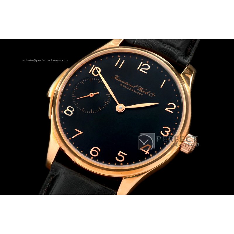IW10013 Vintage Minute Repeater RG Black Asian 6497 HW