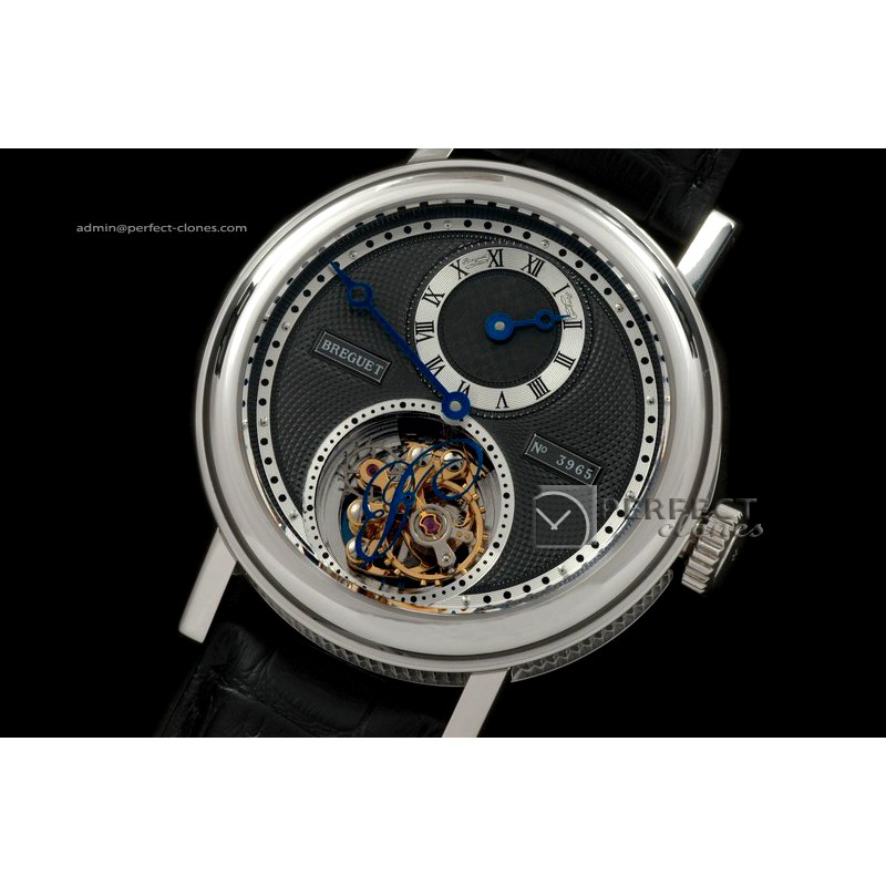 BR00103 Classique Grande Regulator Tourbillon SS/Le Black Fly