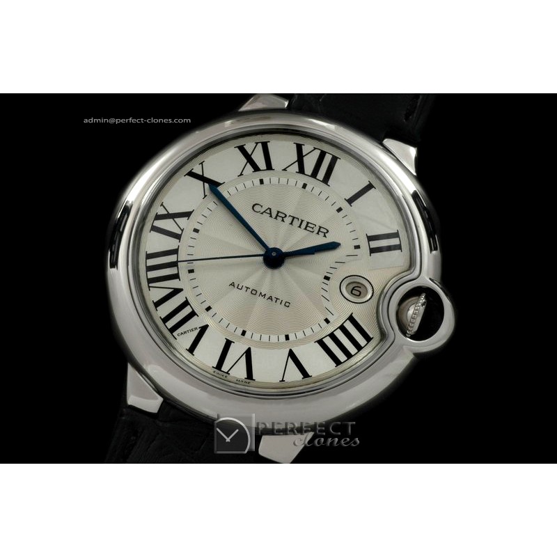 CARBA00088A Ballon De Cartier Men SS/LE White Asian 2824