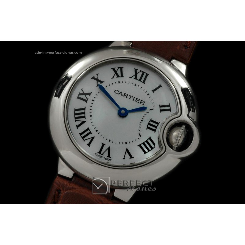 CARBA00104A Ballon Bleu de Cartier Ladies SS/LE MOP White Swiss