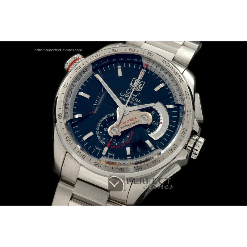 TGCA36-10002 Grand Carrera Calibre 36 SS/SS Black A-7750