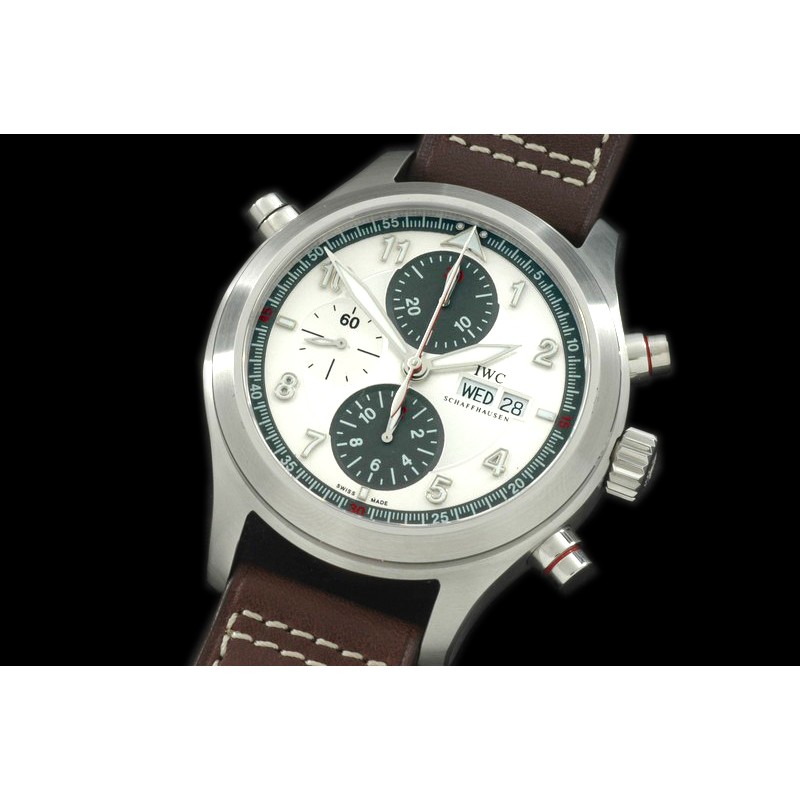 IWP00103 Spitfire 371806 Doppel Chrono SS/LE White A-775