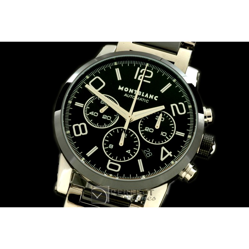 MB00106S Timewalker Chrono SS/CER Black A-7753 28800