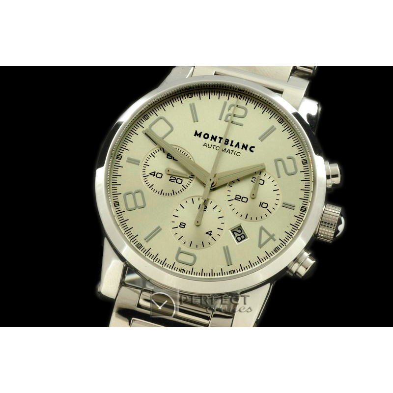 MB00101S Timewalker Chrono SS/SS White A-7753 28800