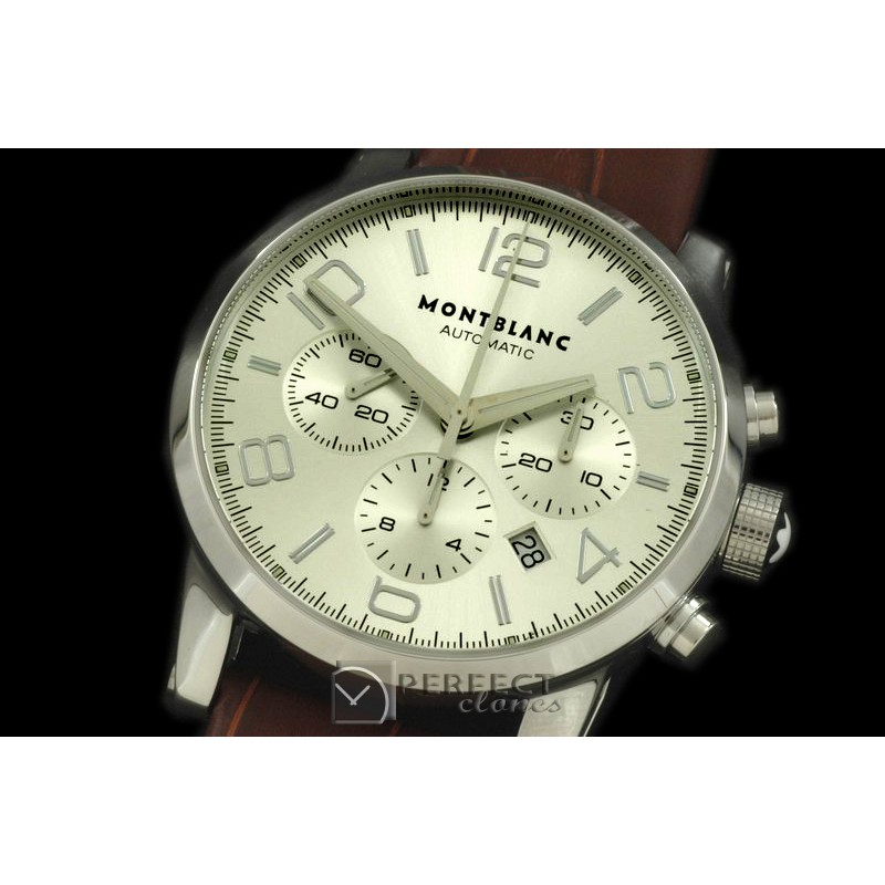 MB00101L Timewalker Chrono SS/LE White A-7753 28800