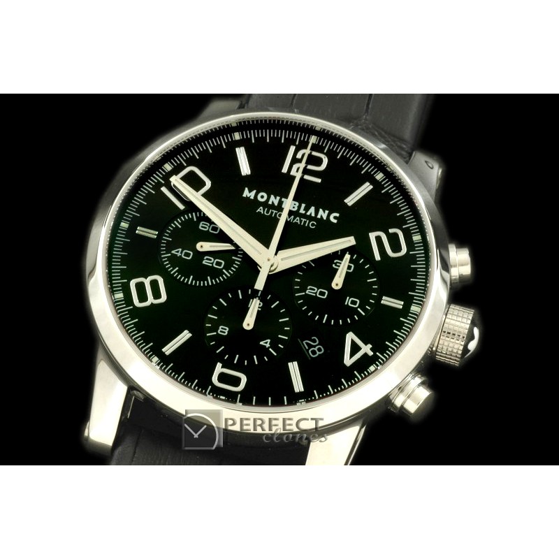 MB00102L Timewalker Chrono SS/LE Black A-7753 28800