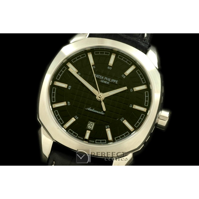 PP00202 Calatrava Classic SS/LE Black A-2824