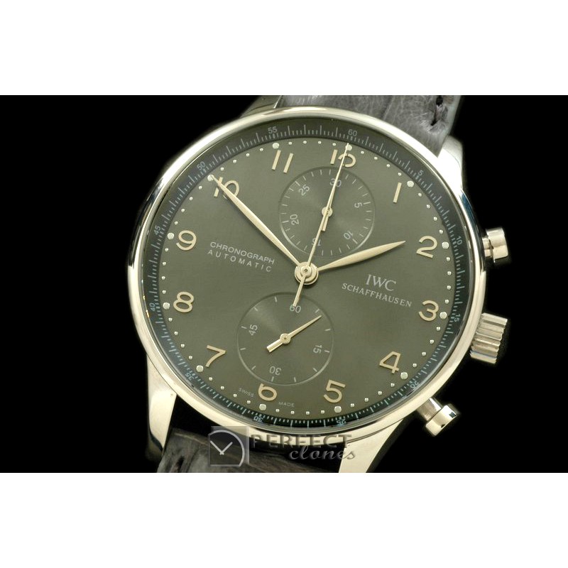 IWPG10006 Portuguese Chrono SS/LE Grey A-775New Improved