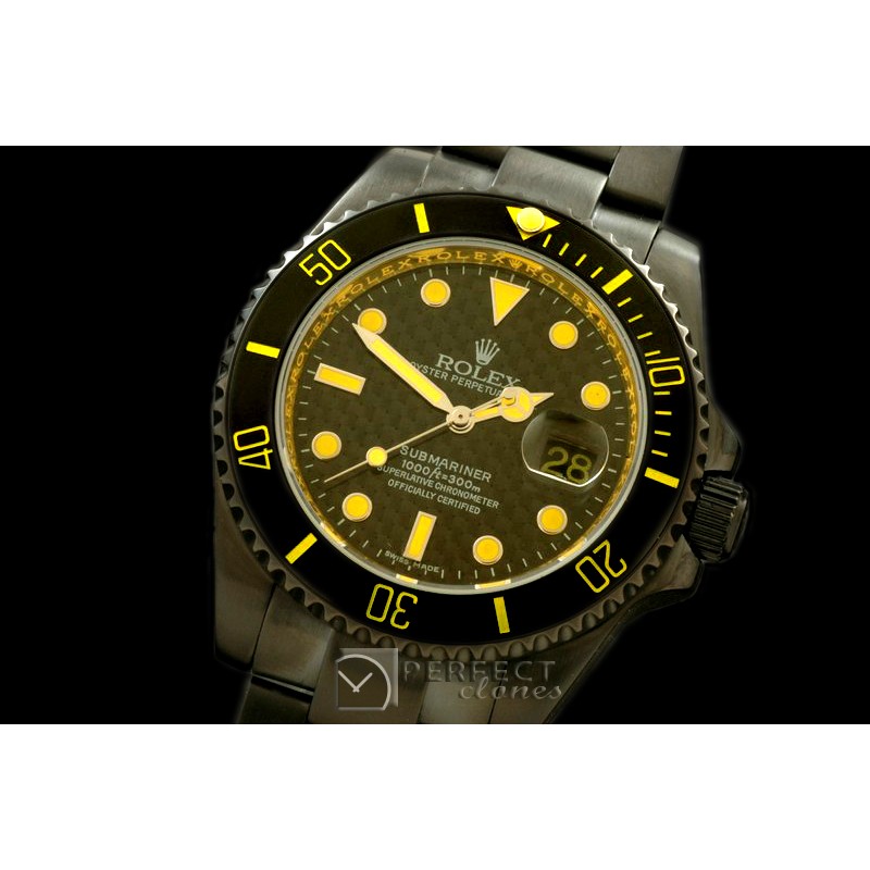 RLS-SP-101 Submariner 116610 Watch What if Edition PVD Blk A2813