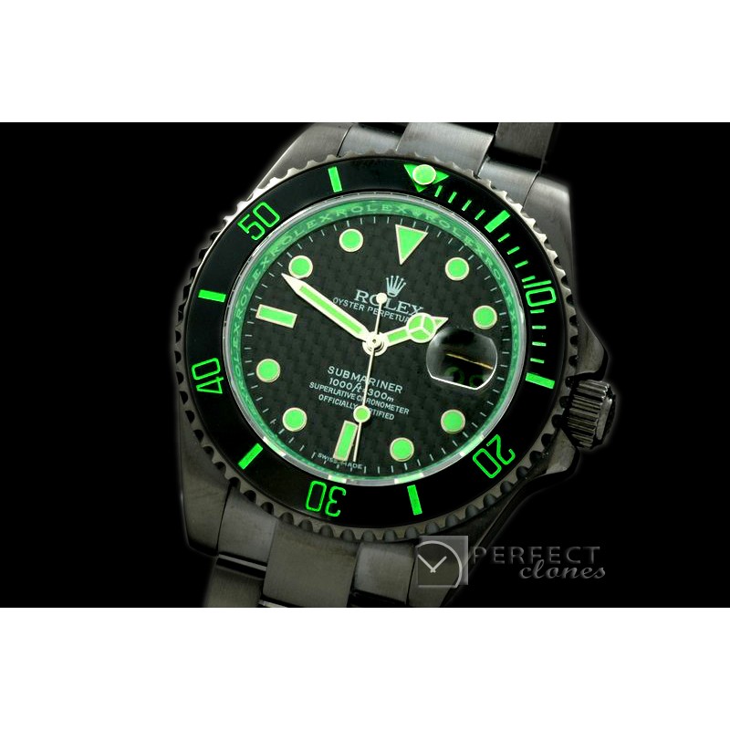 RLS-SP-102 Submariner 11661Watch What if Edition PVD Blk A2813