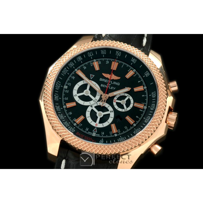 BLBB03009 Bentley Barnato Chrono RG/LE Black A-775Sec@3