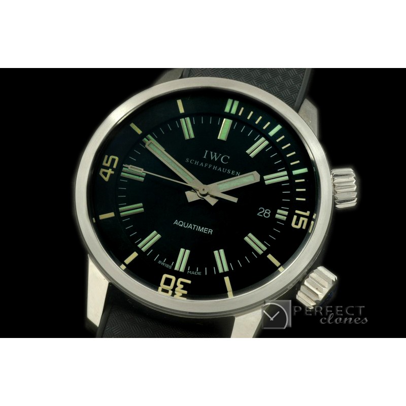 IWAT00022 Vintage Aquatimer 3231 SS/RU Black A-77528800