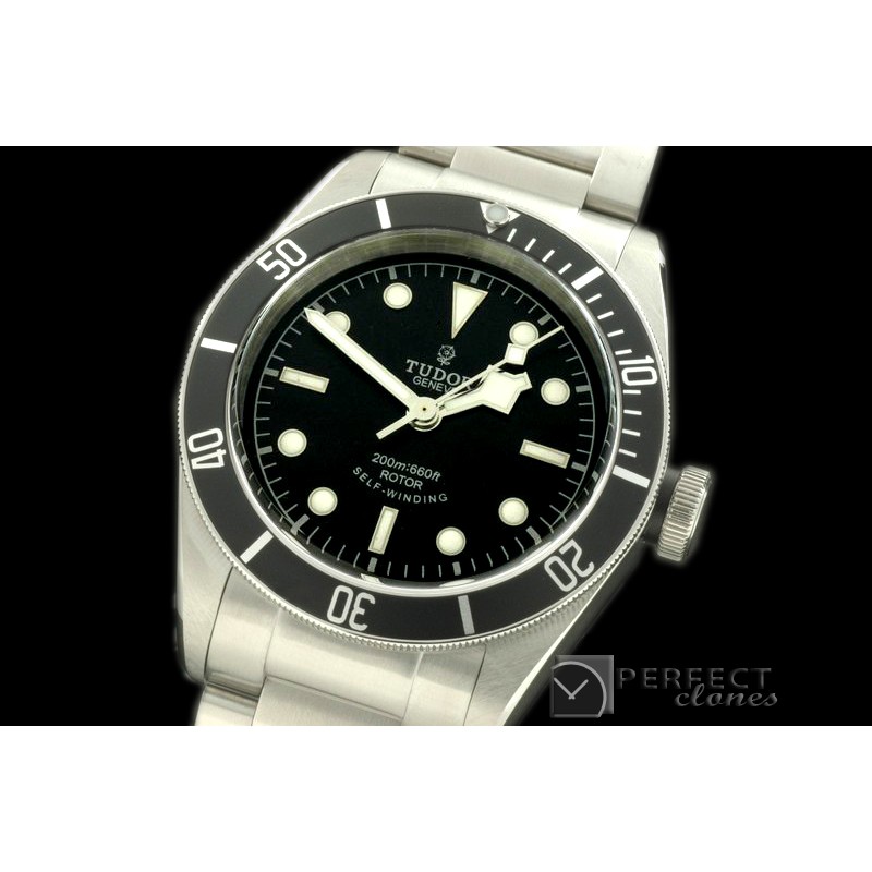 TU00103 Heritage Black Bay SS/SS Black Asian 2824-2