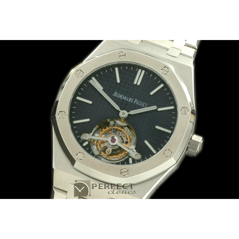 APROT10004 Royal Oak Tourbillon SS/SS Blue Real Tourbillon