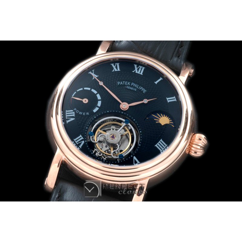 PP00016 Classic Tourbillon Moonphase/PR RG/LE Black F-Tourbi
