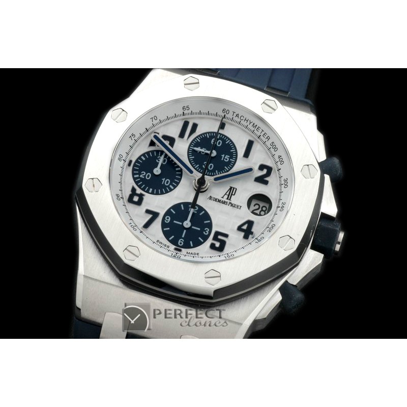 AAP10015R Royal Oak Chrono SS/RU Navy A-3126
