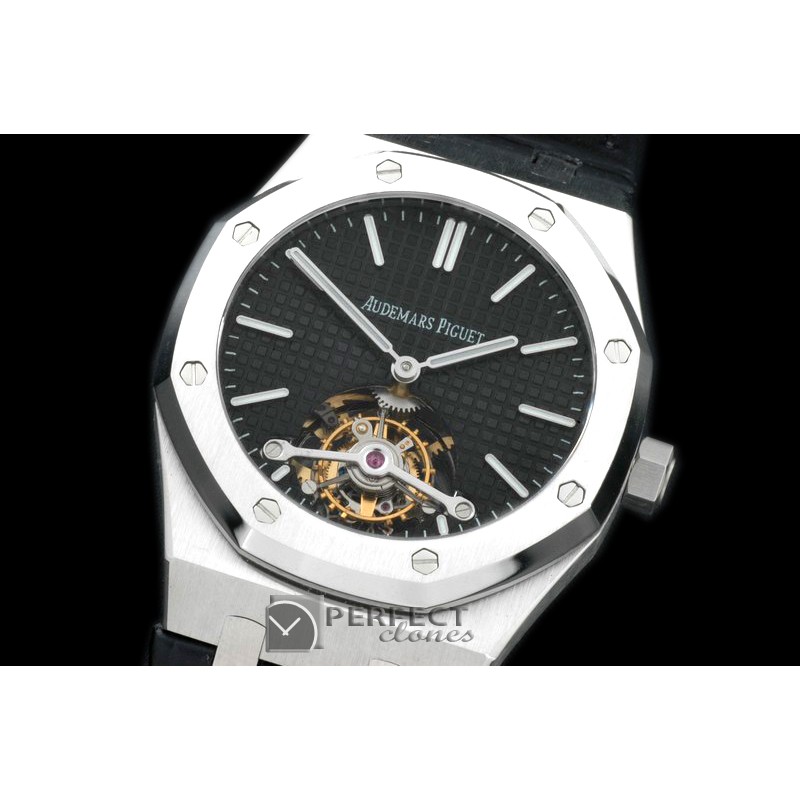 APROT10002L Royal Oak Tourbillon SS/LE Black Real Tourbillon
