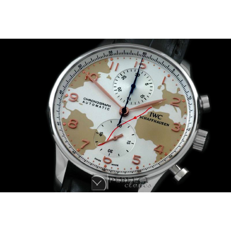 IWPG00099 Portuguese Chrono SS/LE Desert White A-775New Impr