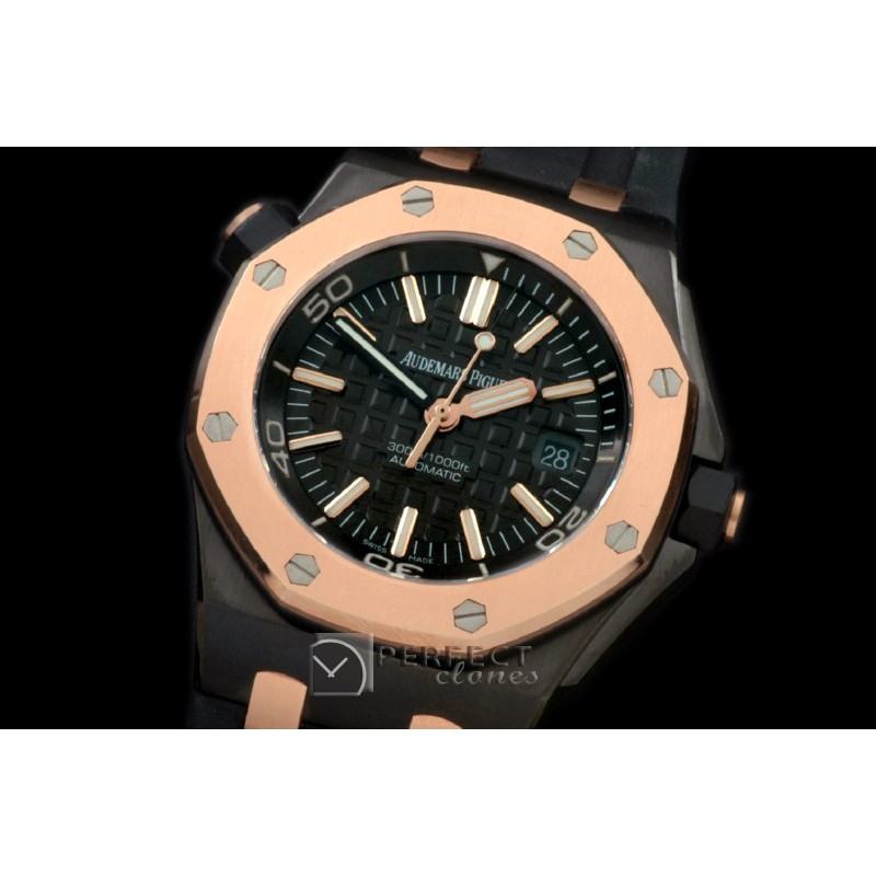 AP00036 Royal Oak Diver Auto DLC/RU Grey A-2824/3120
