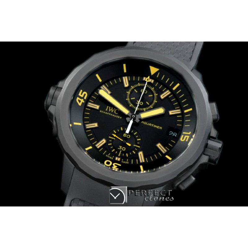 IWAQT20016 2013 Aquatimer PVD/RU Black/Ylw Jap Quartz