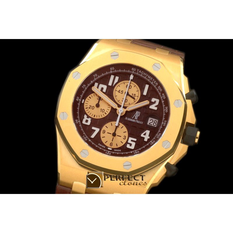AAP10057 Royal Oak Chrono YG/LE A-Schwarzenegger 3126