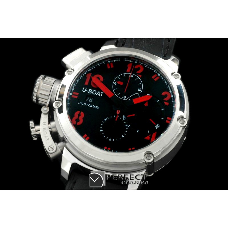 UB-CSV-205 Chimera Side View SS/LE Blk/Red Jap Qtz