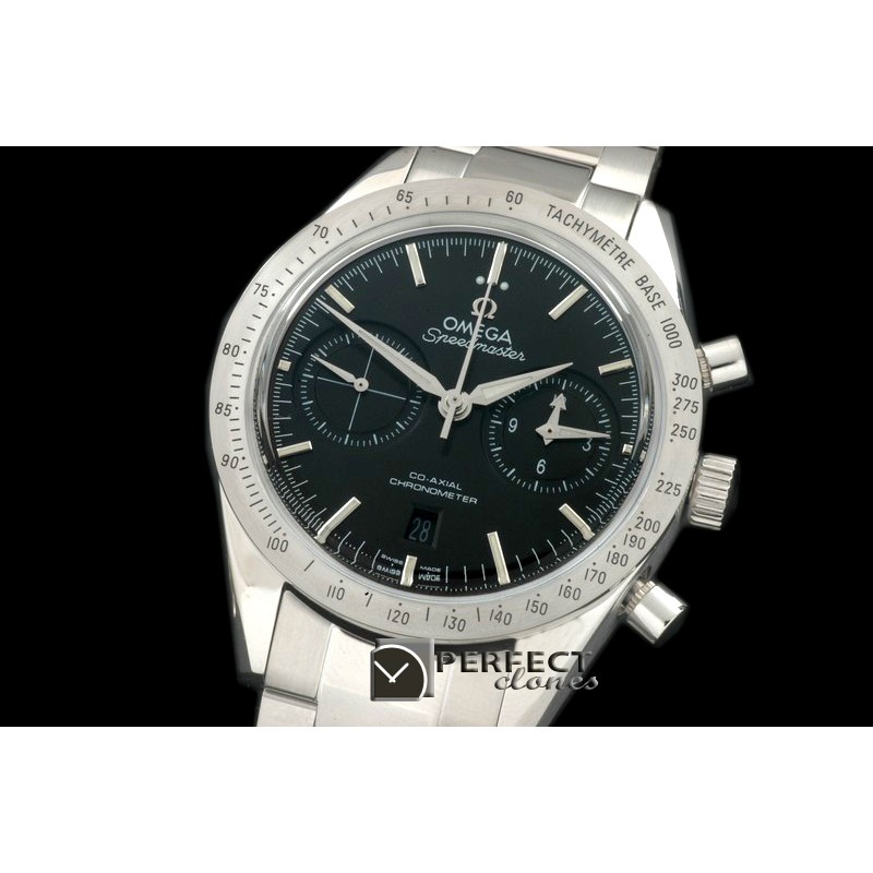 OMSP00071S Speedmaster Moon Watch SS/SS Black Stick A-7750