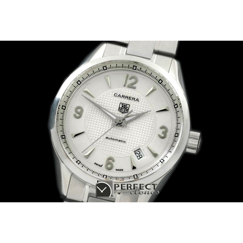 TG10046 Carrera Automatic Men SS/SS White Asian 2824-2