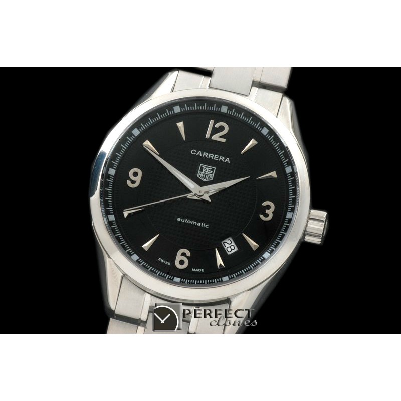 TG10047 Carrera Automatic Men SS/SS Black Asian 2824-2
