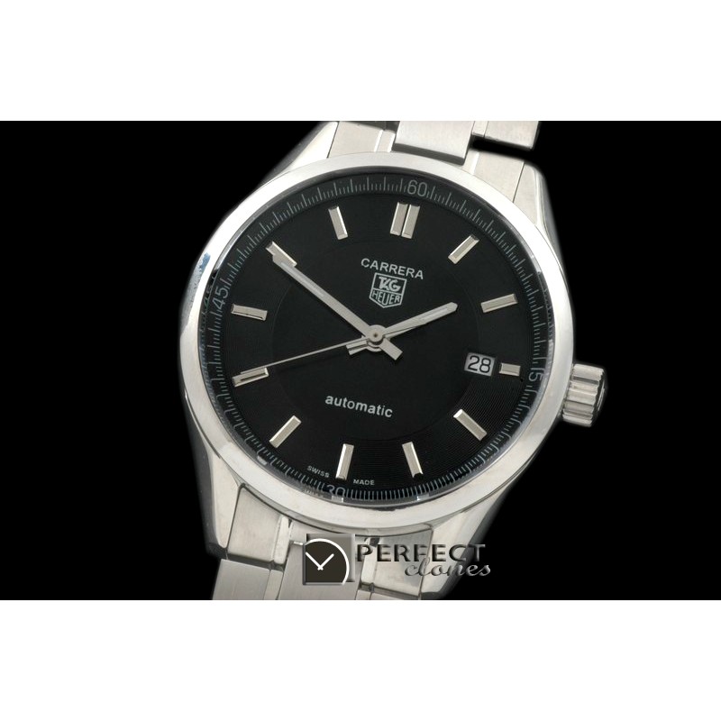 TG10044 Carrera Automatic Men SS/SS Black Asian 2824-2