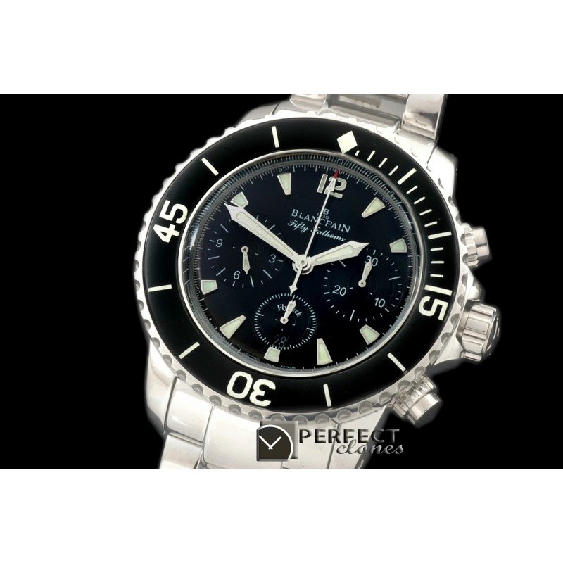 BP00031S 5Fathoms Chrono SS/SS Black A-7750